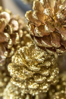 Glitter çam kozalakları