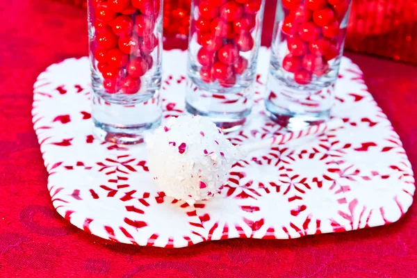 Candy cane dort pops — Stock fotografie