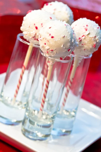 Candy cane taart POP 's — Stockfoto