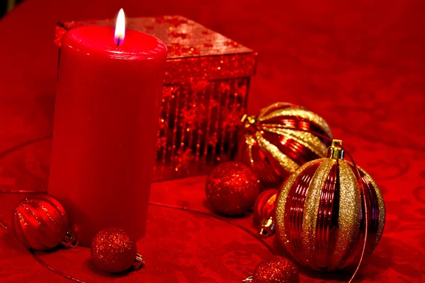 Red Glitter Navidad —  Fotos de Stock