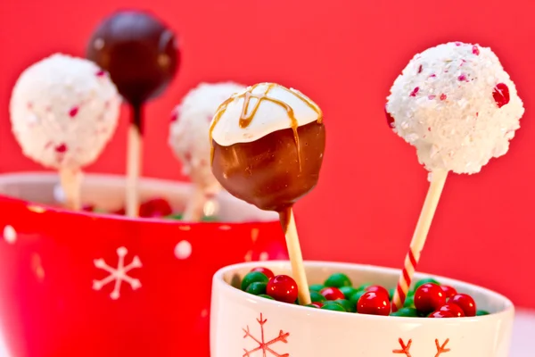 Holiday Cake Pops — Stockfoto