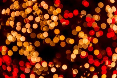 Noel ışıkları bokeh