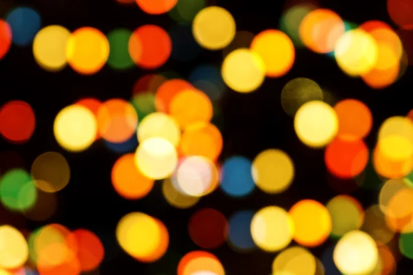 Árvore de Natal Light Bokeh — Fotografia de Stock