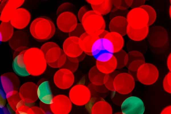 Weihnachtsbeleuchtung bokeh — Stockfoto