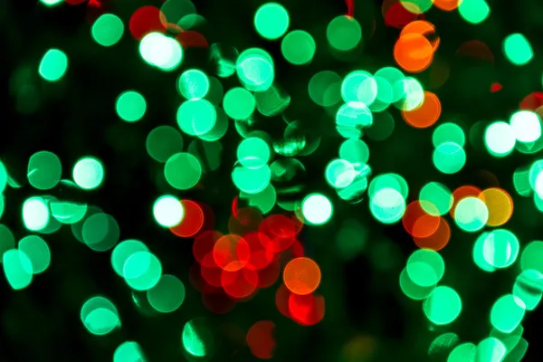 Рождественские огни боке — стоковое фото