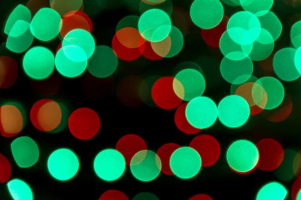 Weihnachtsbeleuchtung bokeh — Stockfoto