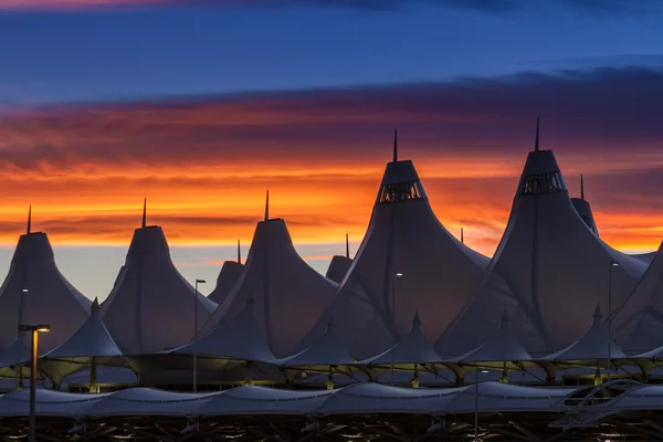 Internationale luchthaven van Denver — Stockfoto