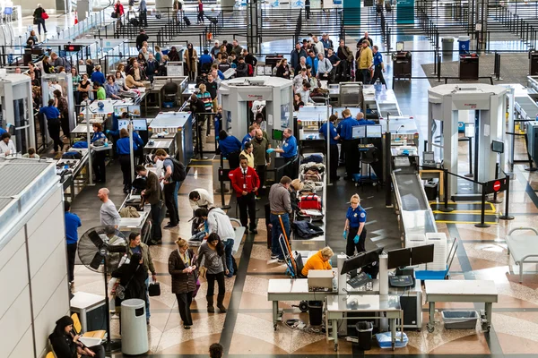 Aeropuerto Internacional de Denver Imágenes de stock libres de derechos