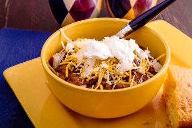 Elk biber ve Mısır ekmeği