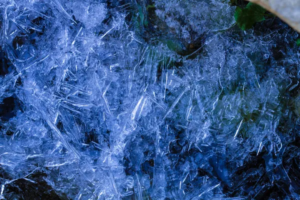 Cristalli di ghiaccio — Foto Stock