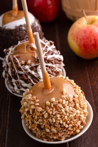 Caramel Apples — Stock Photo, Image