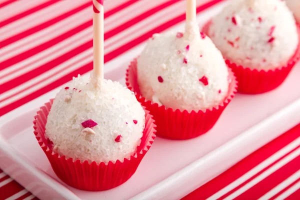 Brownie Pepper Mint Cake Pops — Stockfoto