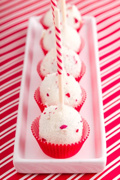 Brownie Pepper Mint Cake Pops — Stockfoto