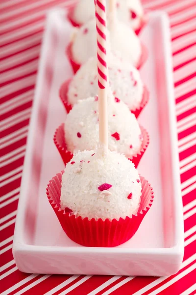 Brownie Peppermint Cake Pops — Stock Photo, Image