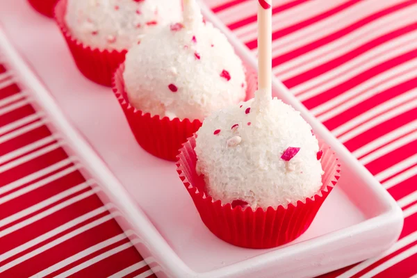 Brownie Peppermint Cake Pops — Stock Photo, Image