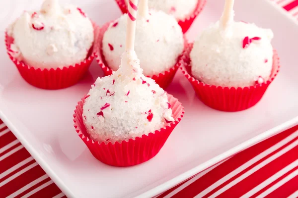 Brownie Pops torta alla menta piperita — Foto Stock