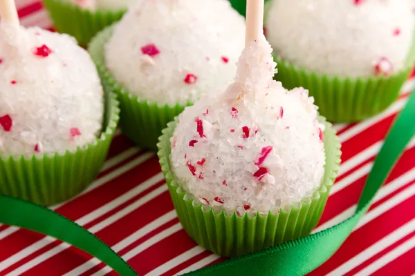 Brownie menta cake pops —  Fotos de Stock