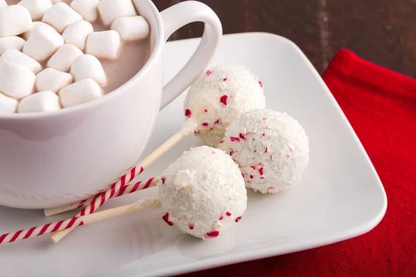 Brownie Pops à la menthe poivrée — Photo