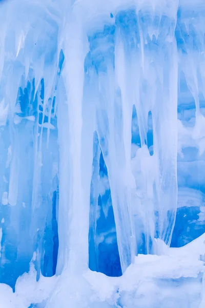 Ice castles buz ve buz oluşumları — Stok fotoğraf