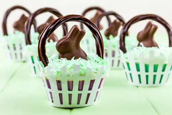 Easter Basket Cupcakes — Stockfoto
