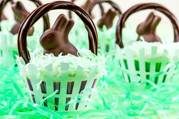 Easter Basket Cupcakes — Stockfoto