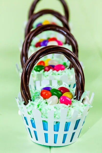 Easter Basket Cupcakes — Stockfoto