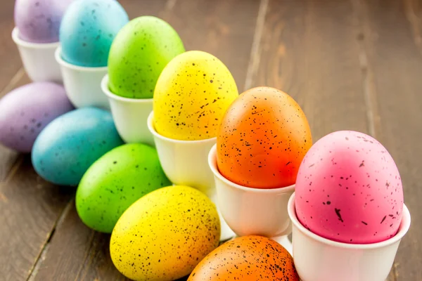 Easter Eggs and Baskets — Stock Photo, Image