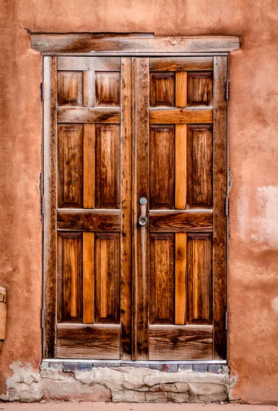 Kleurrijke deuren van santa fe, nm — Stockfoto