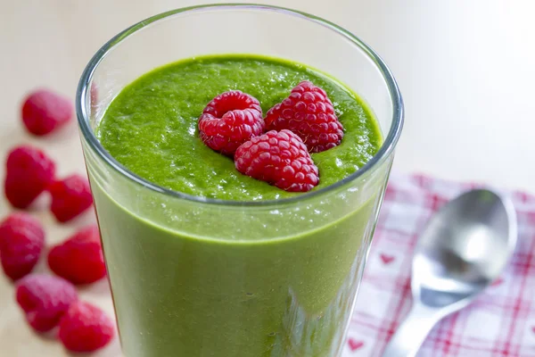 건강 한 녹색 주스 스무디 음료 — 스톡 사진