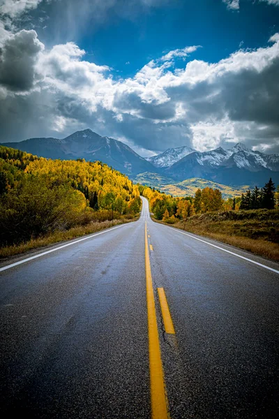 Höhepunkt Herbst Farben Den San Juan Mountains Der Nähe Von — Stockfoto