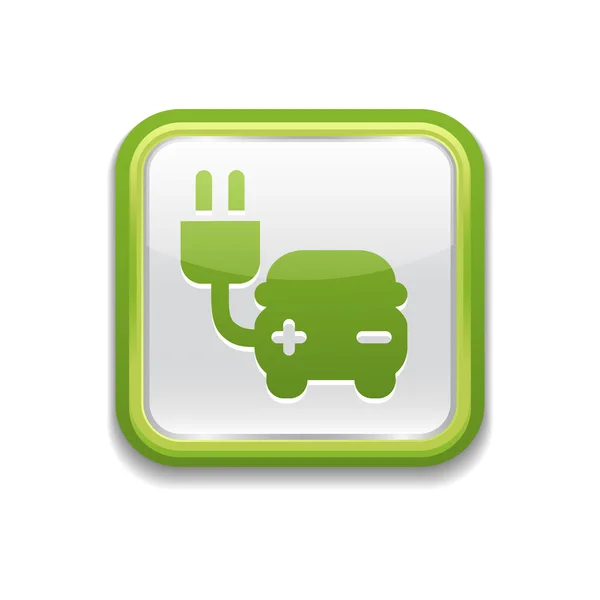 App eco ηλεκτρικό αυτοκίνητο — Διανυσματικό Αρχείο