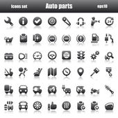 icons autoparts schwarzer Reflex
