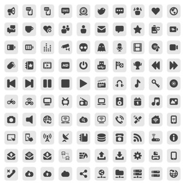Medya & iletişim Iconset