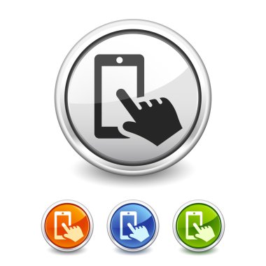 dört renkte Smartphone düğmesi