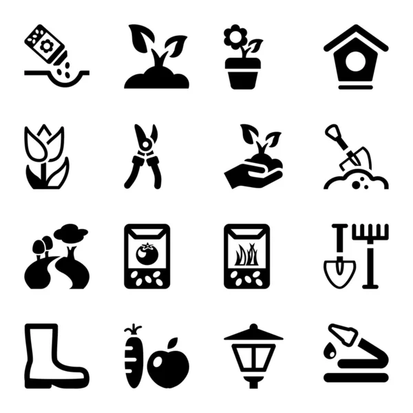 庭 iconset 2 — ストックベクタ