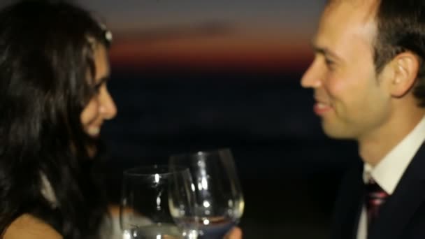 Boda en la playa — Vídeos de Stock