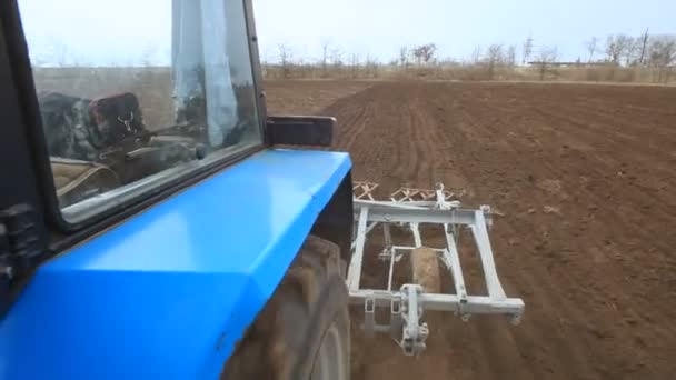 Plowed Farmland — Stock Video