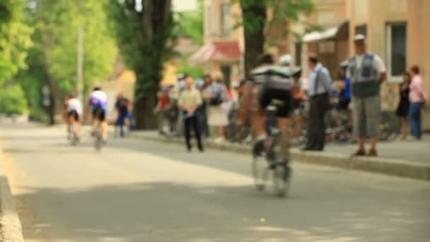 赛车自行车 — 图库视频影像