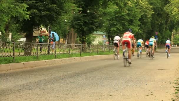 Bicicletas de corrida — Vídeo de Stock