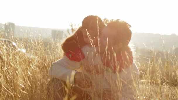 Padre e hija — Vídeo de stock