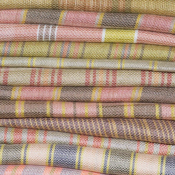 Färgglada thailand silk bakgrunder konsistens — Stockfoto