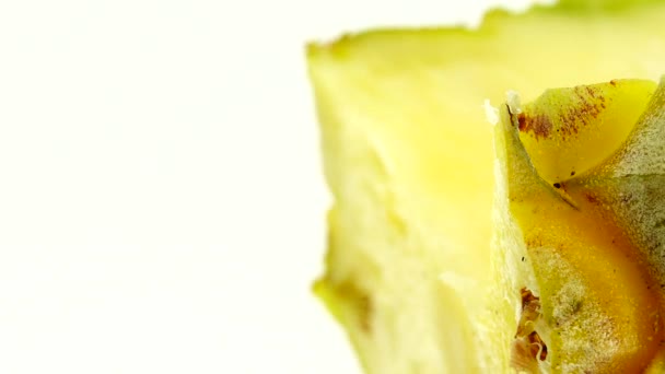 Phuket Ananas Pezzi Affettati Deliziosi Frutti Ananas Cibo Tropicale Ruota — Video Stock