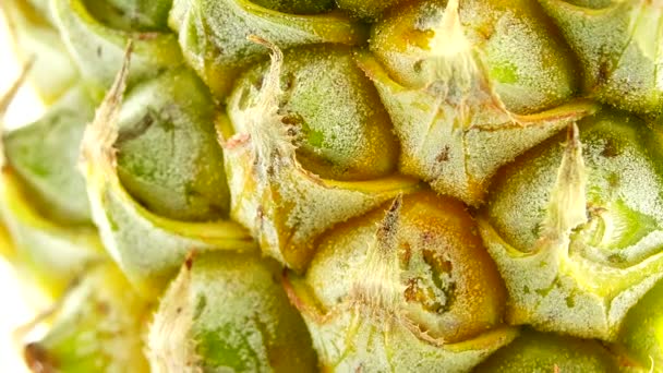 Phuket Abacaxi Fatiado Pedaços Fruta Deliciosa Abacaxi Comida Tropical Rodar — Vídeo de Stock