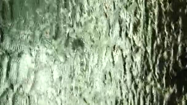 1080 Super Lenta Cortina Agua Cerca Fondo Abstracto Agua — Vídeo de stock