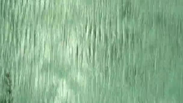 Wasservorhang Nahaufnahme Abstrakt Hintergrund — Stockvideo