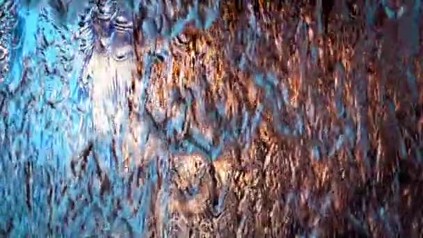 1080 Super Slow 250Fps Water Curtain Close Water Abstract Background — Video
