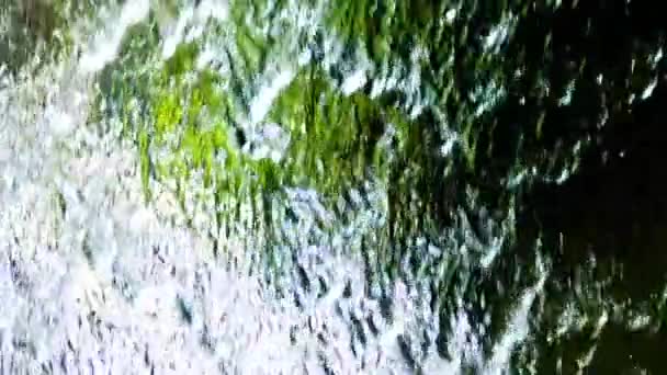 1080 Super Slow 250Fps Water Curtain Close Water Abstract Background — Stock Video