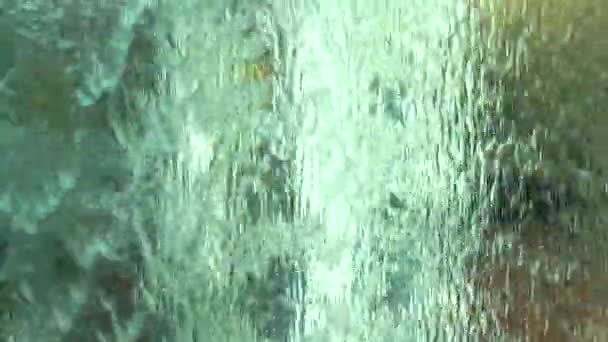 1080 Super Lenta Cortina Agua Cerca Fondo Abstracto Agua — Vídeos de Stock