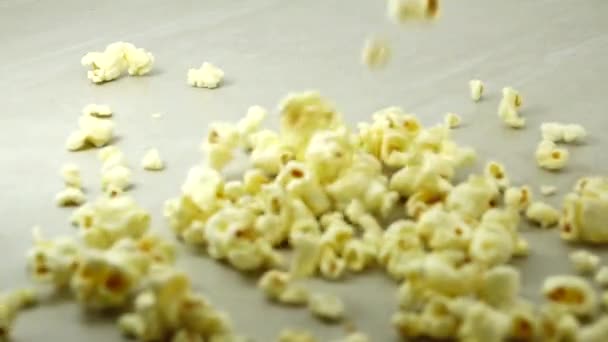 Popcorn Tossed Shot High Speed Camera 1080P Slow Motion — Stok video