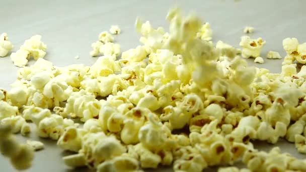 Popcorn Tossed Shot High Speed Camera 1080P Slow Motion — Stok Video